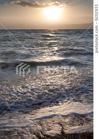 sunset on Dead Sea 9202933