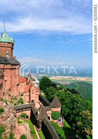view on lands from medieval castle view on lands from medieval castle 9203081