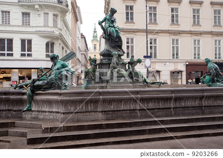 fountain Donnerbrunnen in Vienna, Austria 9203266