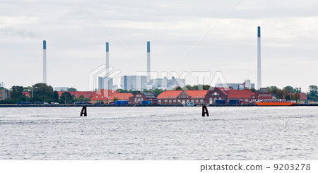 view on industrial Copenhagen 9203278