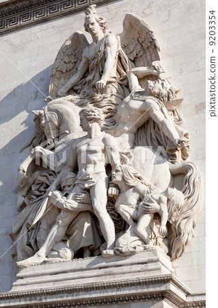 sculpture decoration of Triumphal Arch in Paris 9203354