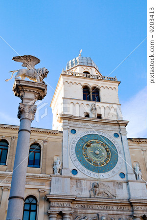 olumn and clock tower of Palazzo del Capitanio in Padua, 9203413
