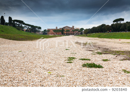 ground of antique Circus Maximus in Rome ground of antique Circus Maximus in Rome 9203840
