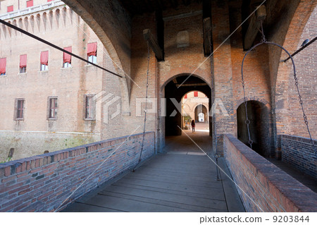 bridge to The Castle Estense in Ferrara bridge to The Castle Estense in Ferrara 9203844