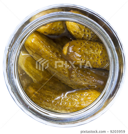 pickled cucumbers in glass jar pickled cucumbers in glass jar 9203959