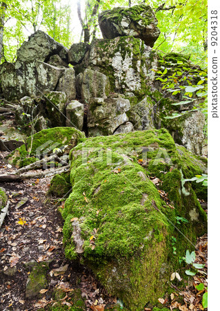 Rock Devil finger in caucasus mountains 9204318