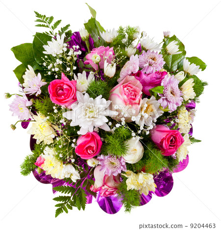 chrysanthemum and roses in flower bouquet 9204463
