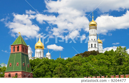towers and Cathedrals of Moscow Kremlin 9204477