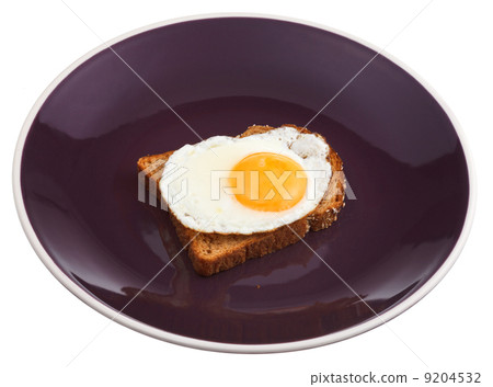 sandwich from fried egg and toast 9204532