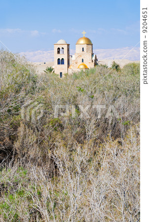 view on St.John church near baptism site 9204651