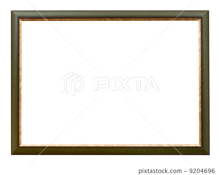 green and gold flat horizontal picture frame 9204696