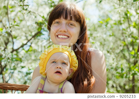 Happy mother with baby 9205233