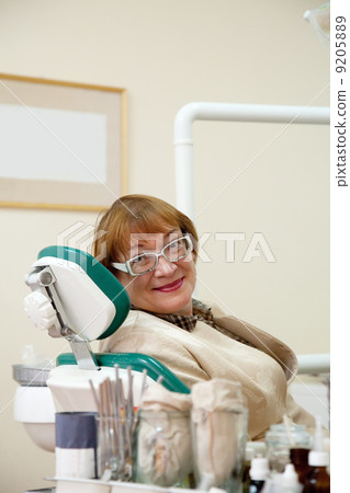 woman during visit at the dentist woman during visit at the dentist 9205889