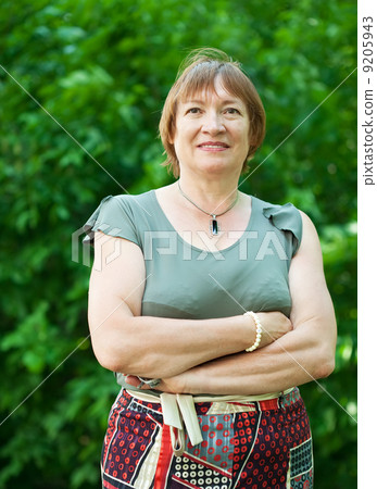portrait of mature woman portrait of mature woman 9205943