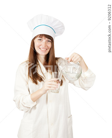cook with glass of water 9206312