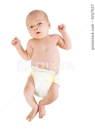 Little baby in nappy Little baby in nappy 9207627