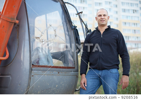 Portrait of tractor operator 9208516