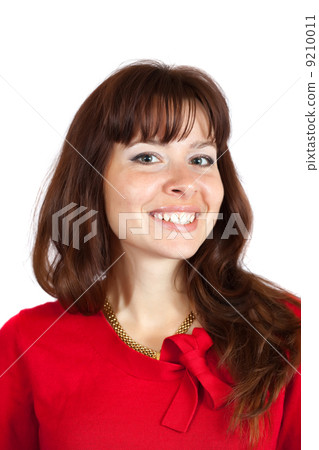 Portrait of girl over white Portrait of girl over white 9210011