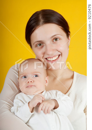 mother with her baby mother with her baby 9210476