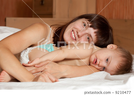 Happy mother with baby Happy mother with baby 9210477