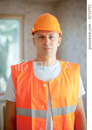 Portrait of builder Portrait of builder 9210701