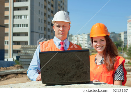 builders works on the building site builders works on the building site 9212167