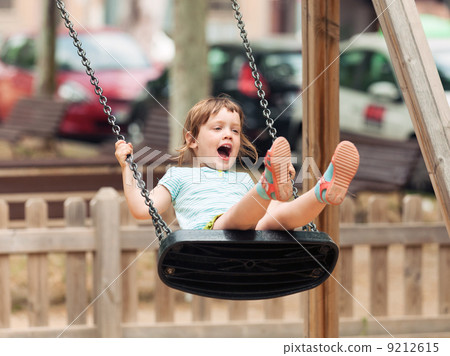 3 years child on swing 3 years child on swing 9212615