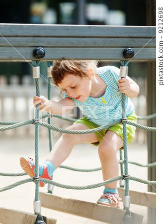 3 years baby girl at playground 3 years baby girl at playground 9212698