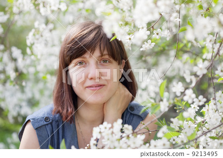 portrait of girl in spring portrait of girl in spring 9213495