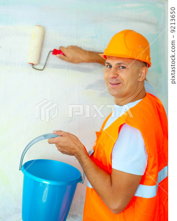 house painters with paint roller house painters with paint roller 9213650