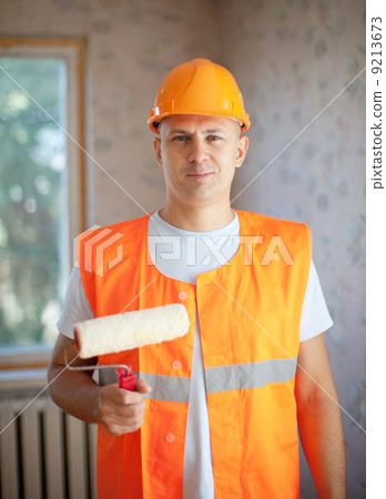 house painters with paint roller house painters with paint roller 9213673