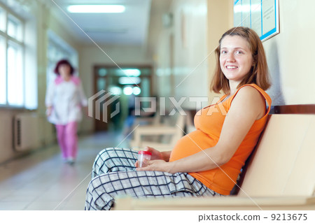 pregnant woman at the clinic 9213675