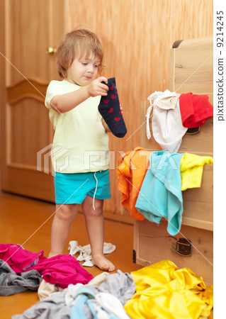 Baby girl chooses dress Baby girl chooses dress 9214245
