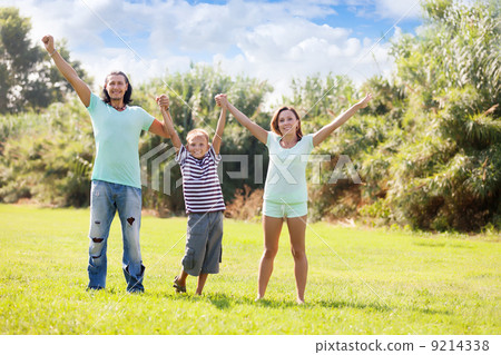 Happy family with teenage son Happy family with teenage son 9214338