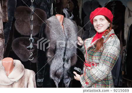girl chooses a fur coat girl chooses a fur coat 9215089