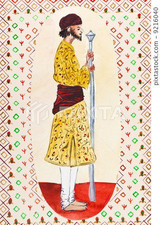 man in traditional Indian muslim costume 9216040