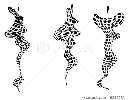 zoomorphic design of dress 9216231
