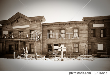 Wild west town 9216844