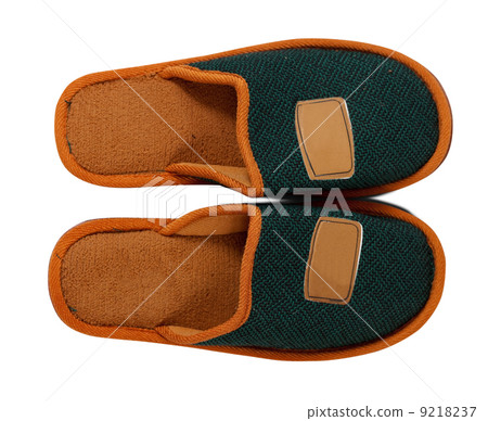 Home slipper over white background 9218237