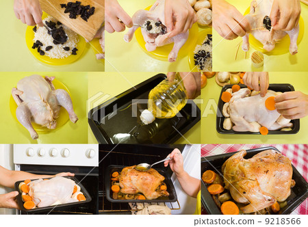 preparation stuffed chicken preparation stuffed chicken 9218566