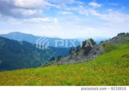 Simple mountains landscape Simple mountains landscape 9218918