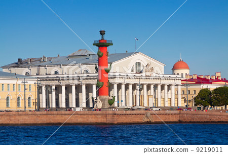 View of St. Petersburg. Spit of Vasilievsky Island 9219011
