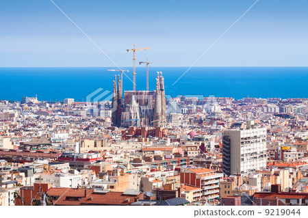 view of Barcelona. Catalonia view of Barcelona. Catalonia 9219044