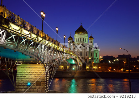 Christ the Savior Cathedral in night Christ the Savior Cathedral in night 9219213