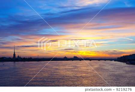 View of St. Petersburg in morning View of St. Petersburg in morning 9219276