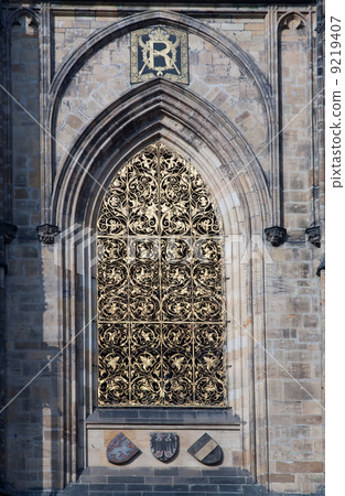 Gothic detail of Prague Castle Gothic detail of Prague Castle 9219407