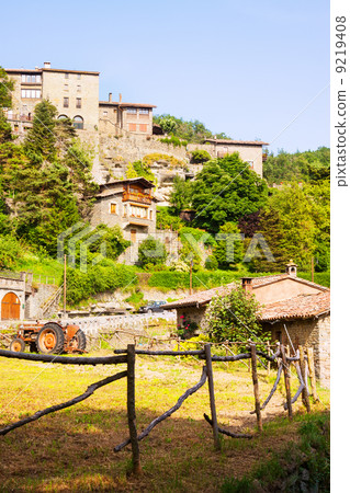 Catalan village in Pyrenees. Rupit 9219408