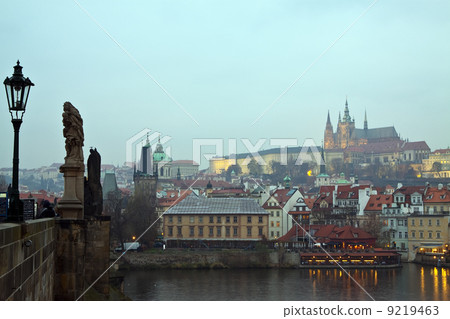 Evening view of Prague Evening view of Prague 9219463
