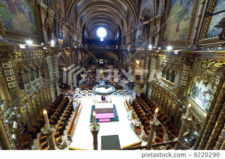 Interior of Santa Maria de Montserrat Interior of Santa Maria de Montserrat 9220290