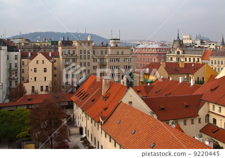 Top vew of Prague Top vew of Prague 9220445